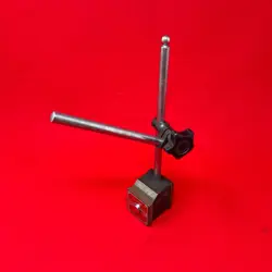 STARRETT NO. 657 PUSH BUTTON MAGNETIC BASE INDICATOR HOLDER MITUTOYO MACHINIST