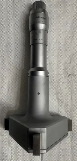 MITUTOYO HOLTEST TYPE II THREE-POINT INTERNAL MICROMETER 3.5-4” CLEAN TAKEN CARE