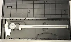 MITUTOYO 505-720 DIAL CALIPER, 0-12
