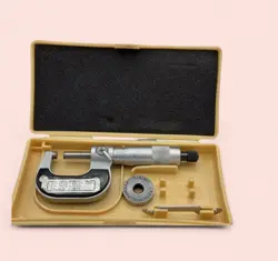 MITUTOYO MICROMETER M120-2” PRECISION TOOL WITH LSSCO USA 1” RING GAUGE TOOL