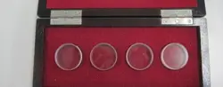 MITUTOYO OP-25/157-903 OPTICAL PARALLEL SET OF 4 USED