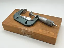 MITUTOYO DISC MICROMETER - 0-1