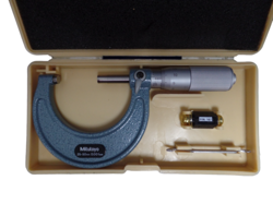 VINTAGE MITUTOYO 25-50MM 0.01MM MICROMETER JAPAN  - FREE SHIPPING