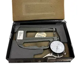 MITUTOYO 7322 FLAT ANVIL DEEP THROAT THICKNESS TOOL GAUGE 001