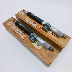 MITUTOYO DIGIT ROD TYPE INSIDE MICROMETER SET OF 2 200-250MM 0.01MM FROM JAPAN