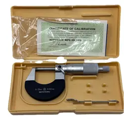 MITUTOYO OUTSIDE MICROMETER M320-25A 102-119 0-25MM 0.001MM W/CASE