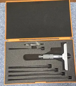 EX-VG MITUTOYO DEPTH MICROMETER NO. 129-132 DMC 4-6
