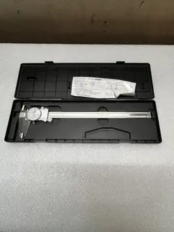 MITUTOYO DIAL CALIPER: 12'' RANGE, 0.001'' GRADUATION, 0.1'' PER REVOLUTION