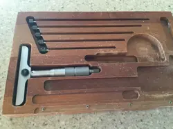 MITUTOYO 129-132 0-6” DEPTH MICROMETER