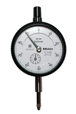 MITUTOYO 2046AB STANDARD TYPE DIAL GAUGE EYE QUANTITY 0.01MM JAPAN