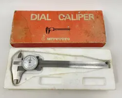 VINTAGE MITUTOYO DIAL CALIPER 505-101 6