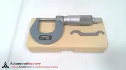 MITUTOYO 103-260 MECHANICAL MICROMETER W/ RATCHET STOP #318752
