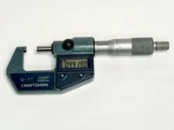 CRAFTSMAN MITUTOYO 293-761-CR3 DIGITAL MICROMETER - TESTED & WORKING