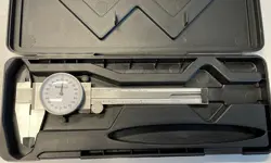 MITUTOYO 505-629-50 DIAL CALIPER, 0-4