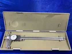 VINTAGE JAPAN MITUTOYO MACHINIST DIAL CALIPER 505-720