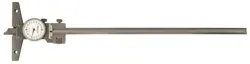 NEW MITUTOYO 0-12” 0.001” CALIPER STYLE DIAL DEPTH GAGE WITH FINE ADJUSTMENT