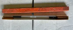 MITUTOYO 18 INCH MICROMETER END MEASURING ROD W/ACTUAL SIZE NOTED, MODEL 167-158