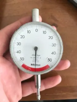 MITUTOYO DIAL INDICATOR 2900-72 1µM USED ORIGINAL WITH INVOICE