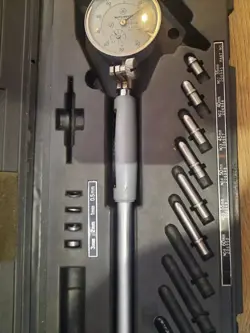 USED MITUTOYO DIAL BORE GAGE 35-60MM WITH INVOICE