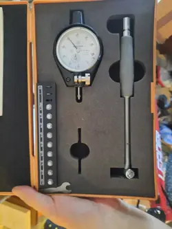 USED MITUTOYO 511-171 DIAL BORE GAUGE , 18-35MM WITH INVOICE