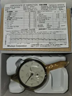 MITUTOYO 2046A DIAL INDICATOR 0.01-10MM 0.01MM