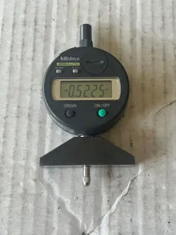 MITUTOYO 0-0.5 INCH DEPTH INDICATOR GAGE (543-683B, 0.0005