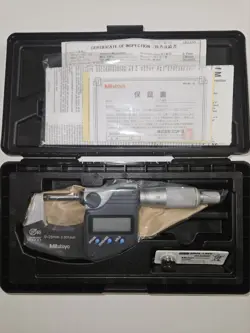 MITUTOYO 293-240 DIGIMATIC MICROMETER IP65 0-25MM (0-1″) 0.001MM RESOLUTION