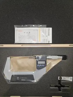 MITUTOYO 293-243 DIGIMATIC MICROMETER IP65 75-100MM (3-4″) 0.001MM RESOLUTION
