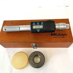 MITUTOYO DIGIMATIC HOLE TEST HTD-30 INCLUDES Φ24.993MM CALIBRATION RING #703EK63