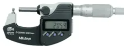 MITUTOYO MICROMETER BMB2-25MX 395-262-30 DIGIMATIC SPHERICAL MICROMETER