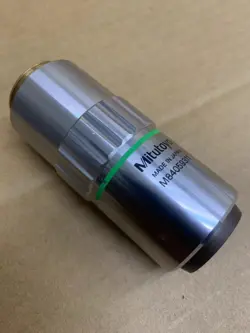 USED MITUTOYO M PLAN APO 20X/0.42 MICROSCOPE LONG WORK OBJECTIVE.