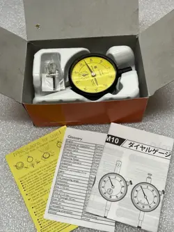 MITUTOYO DIAL DROP INDICATOR: 0-100 DIAL READING, 0.0100 MM ACCURACY