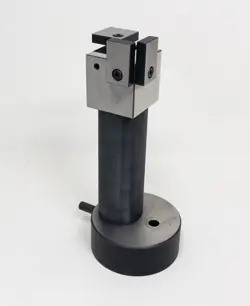 MITUTOYO CMM MACHINE ORIGIN REFERENCE BLOCK W/ STAND & POLISHED GROUND SURFACES