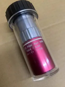 USED MITUTOYO LCD PLAN APO NIR 100X/0.50 MICROSCOPE NIR OBJECTIVE LENS