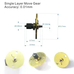 MOVABLE GEAR COMPATIBLE MITUTOYO DIAL CALIPER 0.01 MM WHEELS0-6