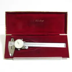 [VINTAGE] MITUTOYO CALIPER 15CM NO.505-252 DIAL CALIPERS VG LIMITED FROM JAPAN