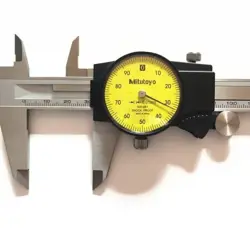 MITUTOYO 0.01MM 505-681 D15TN 0-150MM DIAL CALIPER VERNIER CALIPER RANGE