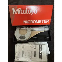 MITUTOYO MICROMETER 0-25MM/0.01MM 103-137 M110-25 NM COND LIMITED FROM JAPAN