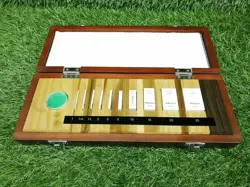 USED MITUTOYO GAUGE BLOCK SET CERAMIC 516-379 BM3-10-1 SET OF 10 FREE SHIPPING
