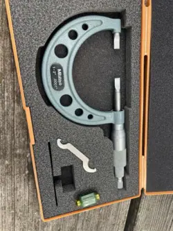 MITUTOYO 122-126 OD BLADE MICROMETER  1