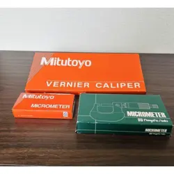 [SET] MITUTOYO NIIGATA SEIKI CALIPER AND MICROMETER EX COND LIMITED FROM JAPAN