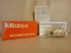 MITUTOYO MICROMETER HEAD (Y-AXIS) MGH-25 MADE IN JAPAN MICRON PERSION 