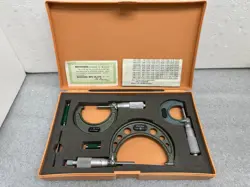 MITUTOYO 103 - 922 MICROMETER SET 0-3