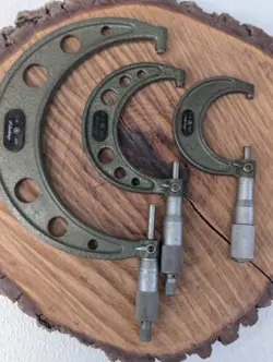 MACHINIST MICROMETERS MITUTOYO SET OF 3