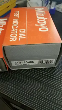 1 PCS  MITUTOYO 513-304GE LEVER DIAL GAUGE 0-0.8MM