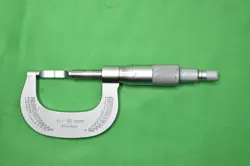 MITUTOYO 122-125 0-1”  OD BLADE MICROMETER .0001” GRAD