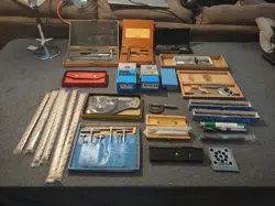 VTG BUNDLE LOT MACHINIST TOOLS MITUTOYO TAKACHIHO TESCLOCK DEPTH GAGES MUCH MORE