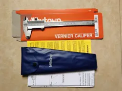 MITUTOYO 530-104/0-150MM 0-6IN 0.02MM VERNIER CALIPER METRIC INCH RANGE