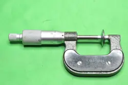 MITUTOYO 123-125A FLANGE MICROMETER 0-1