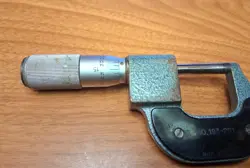 MITUTOYO 193-201 ROLLING DIGITAL OUTSIDE MICROMETER 0-1